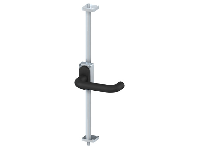Locking handle 40x40, right
