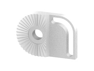 Clip Short, toothed