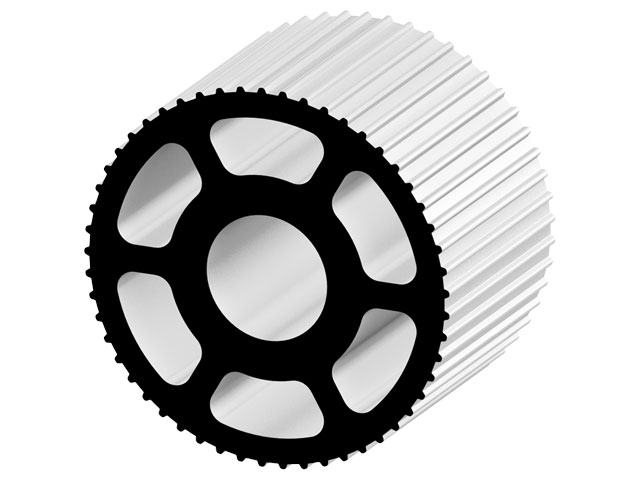 Timing Pulley Profile P53 AT10, natural