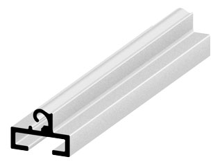 Roller Door End Section Profile 10, natural
