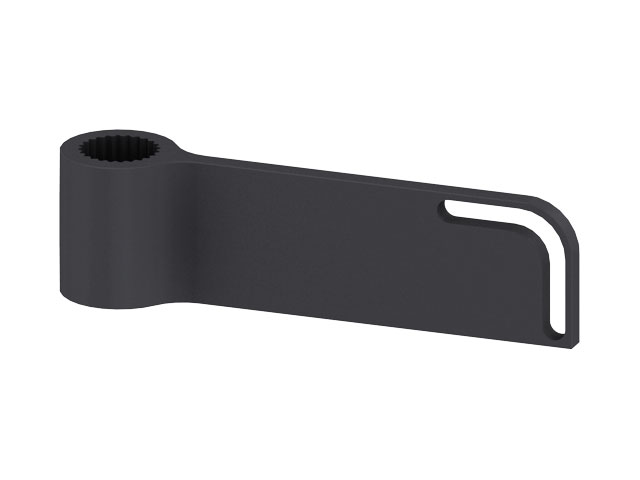 Strap For Shaft, 130mm, drilling template, black