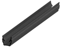 Cover And Edging Profile 40, black