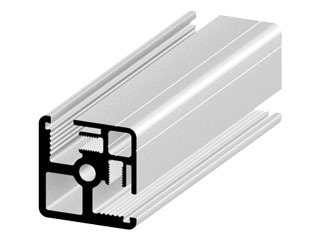 Clamp Profile 40 90°, natural