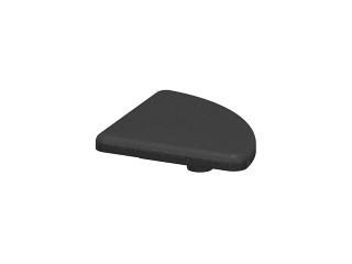 Profile Cap 40x40 R90