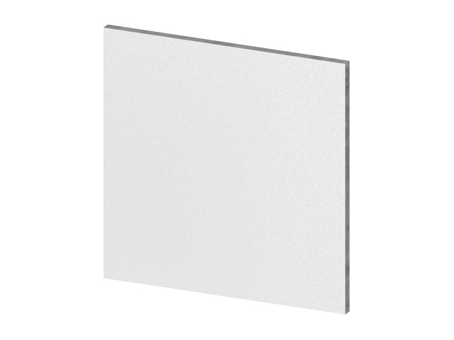 Resin Bonded Cellulose 4mm, white