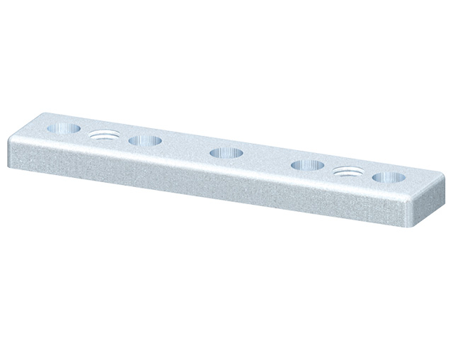 Foot Plate 40x200 M16, zinc-plated