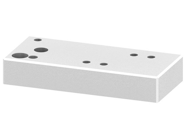 Foot Plate 80x180 for Screwed Joints