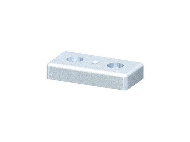 Foot Plate 40x80 M 8, zinc-plated