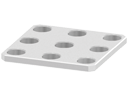 Mounting Plate R30 90x90x6