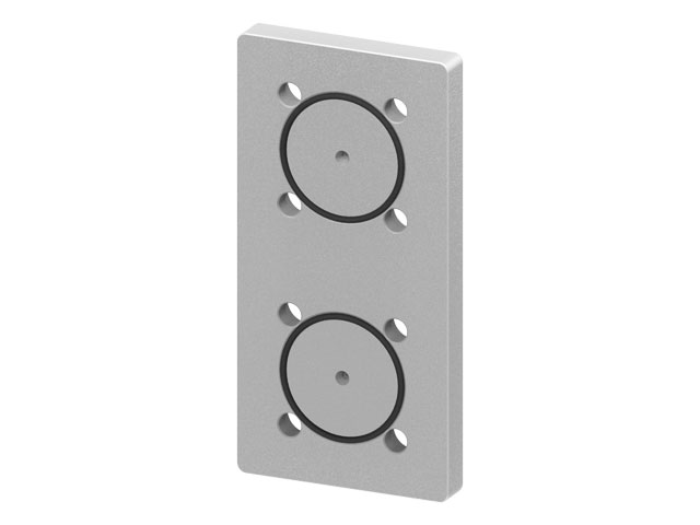Pneumatic End Plate 80x160