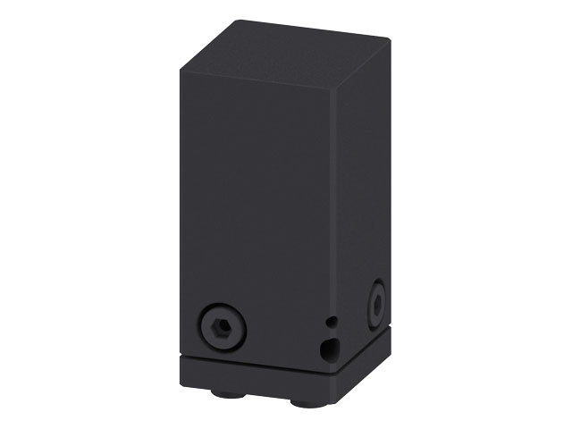 3 axis adjustment Block 50x50x100, black
