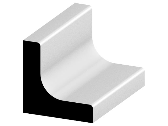 Angle Profile 80x80, natural