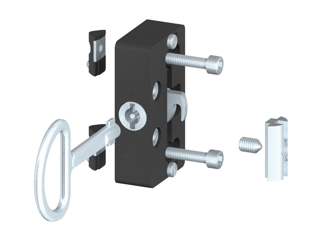 Door lock with double Bit