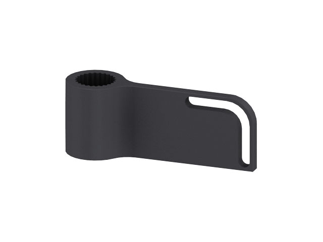 Strap For Shaft,90mm, drilling template, black
