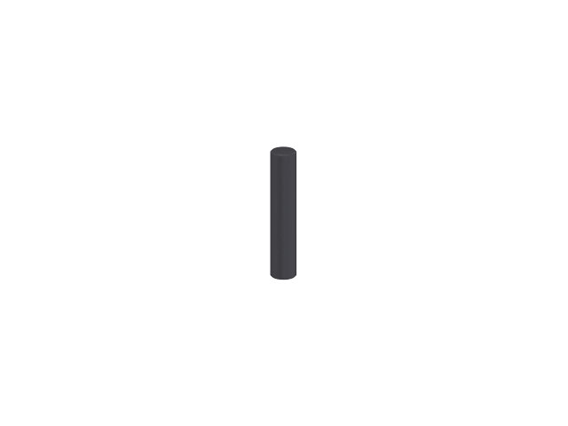 Lay shaft D8 40mm, black