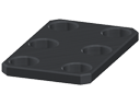 Mounting R40 80x120x8,5 black